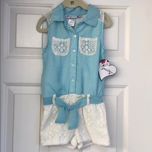 Speechless girl romper sz 5 NWT